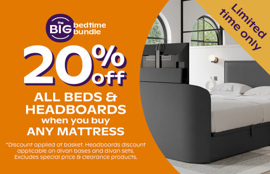 20% off divan bases & headboards