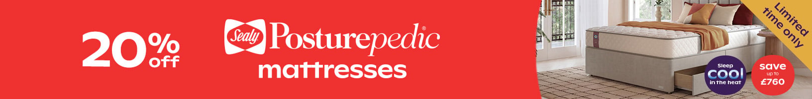 20% Off Sealy Posturepedic