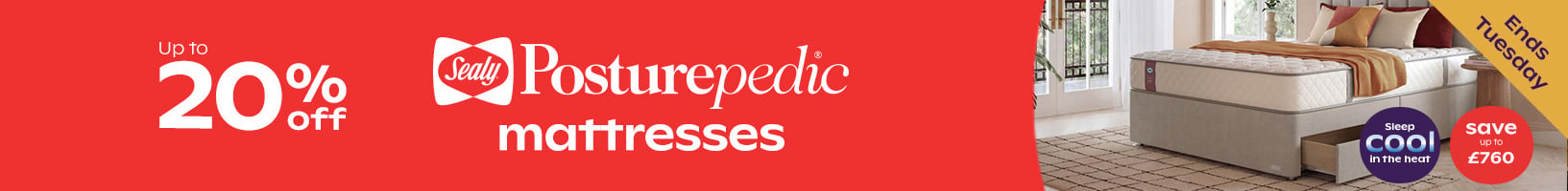 20% Off Sealy Posturepedic