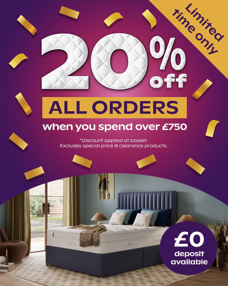 Up To 20% Off All Orders Over £750