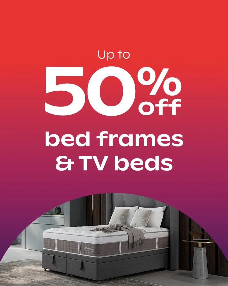 50% off tv beds and bedframes