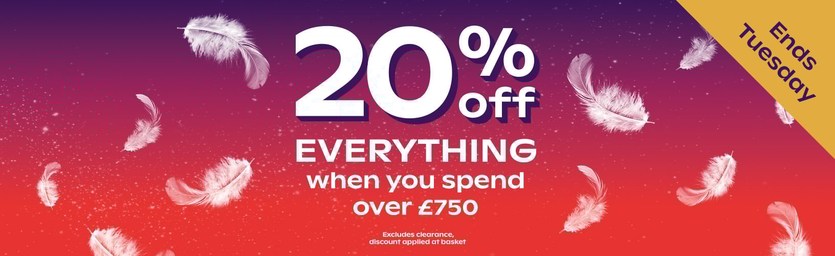 20% off selected
