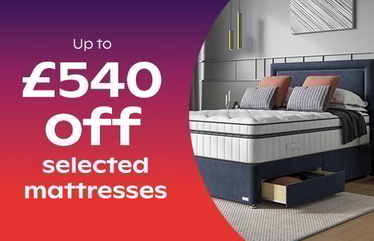 £540 off selected mattresses