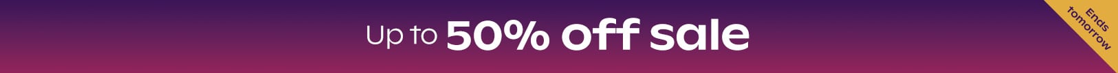 up to 50% sale
