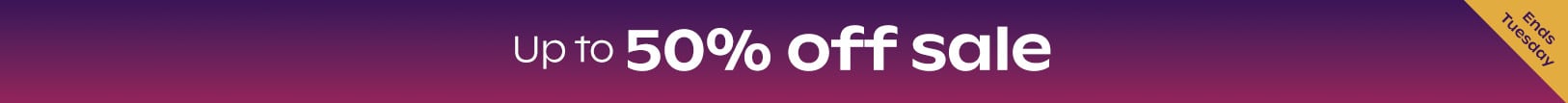 up to 50% sale
