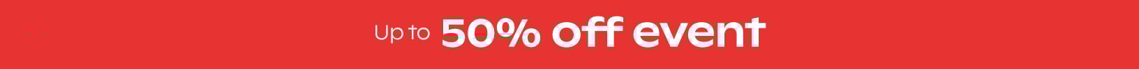 up to 50% sale