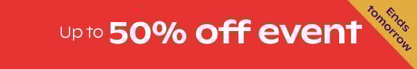 50% off sale