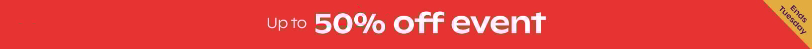 up to 50% sale