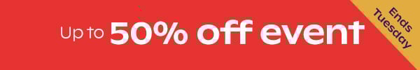 50% off sale