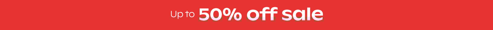 up to 50% sale