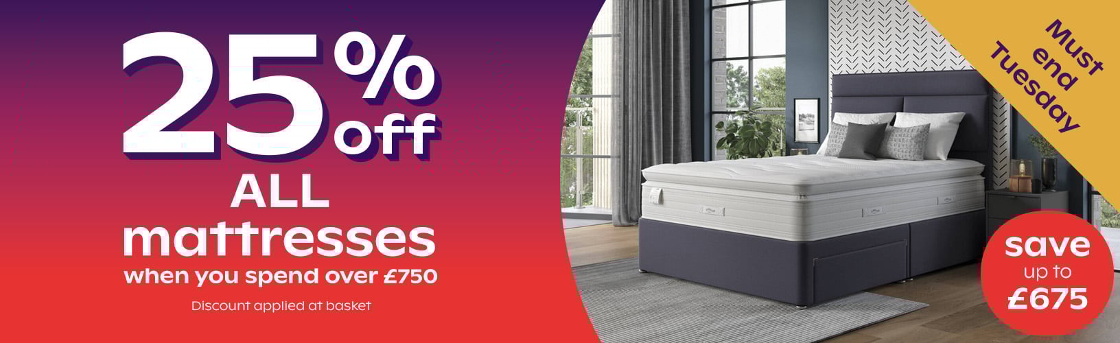 25% off all mattresses