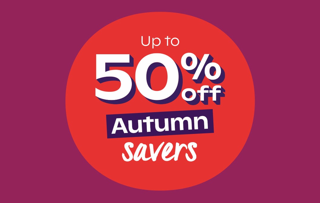 50% autumn sale
