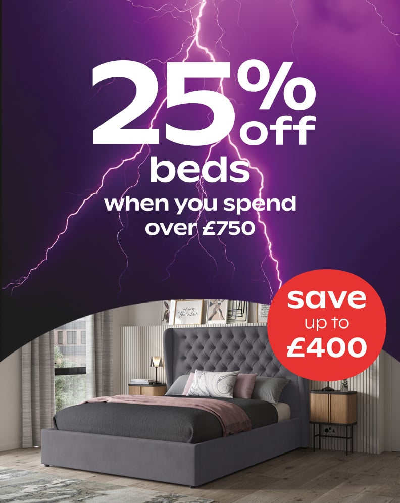 25% Off Selected Bed Frames