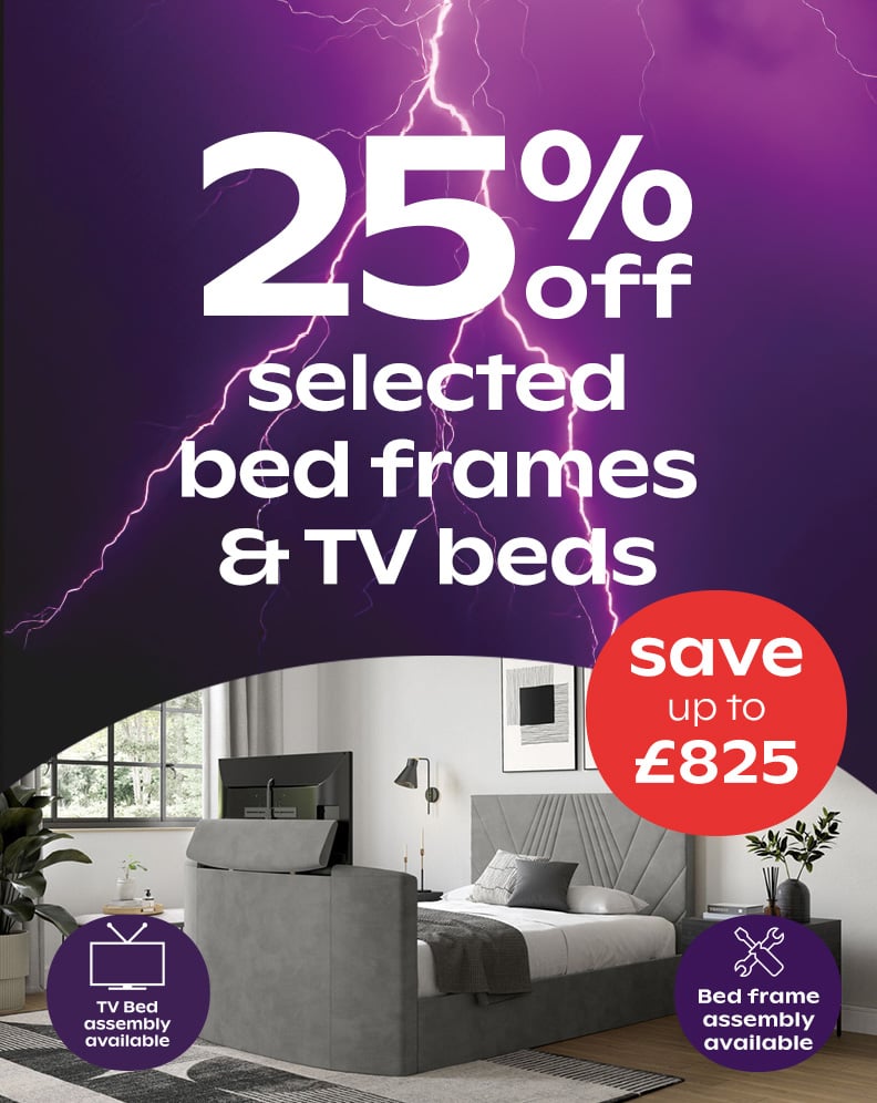 25% Off Selected Bed Frames