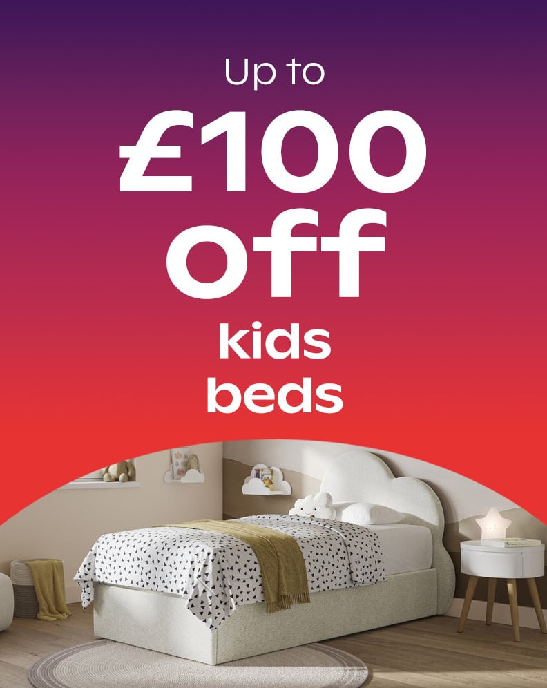 Up To £100 Off Kids Beds