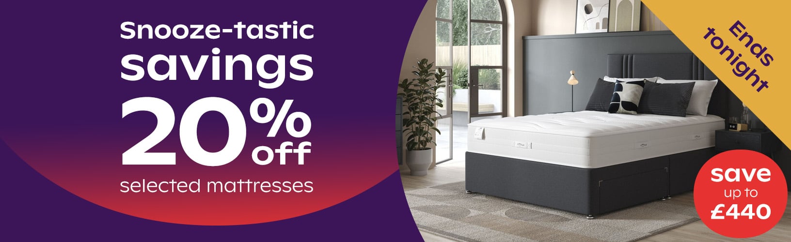 20% Off Snoozetastic Savings - Ends Tuesday