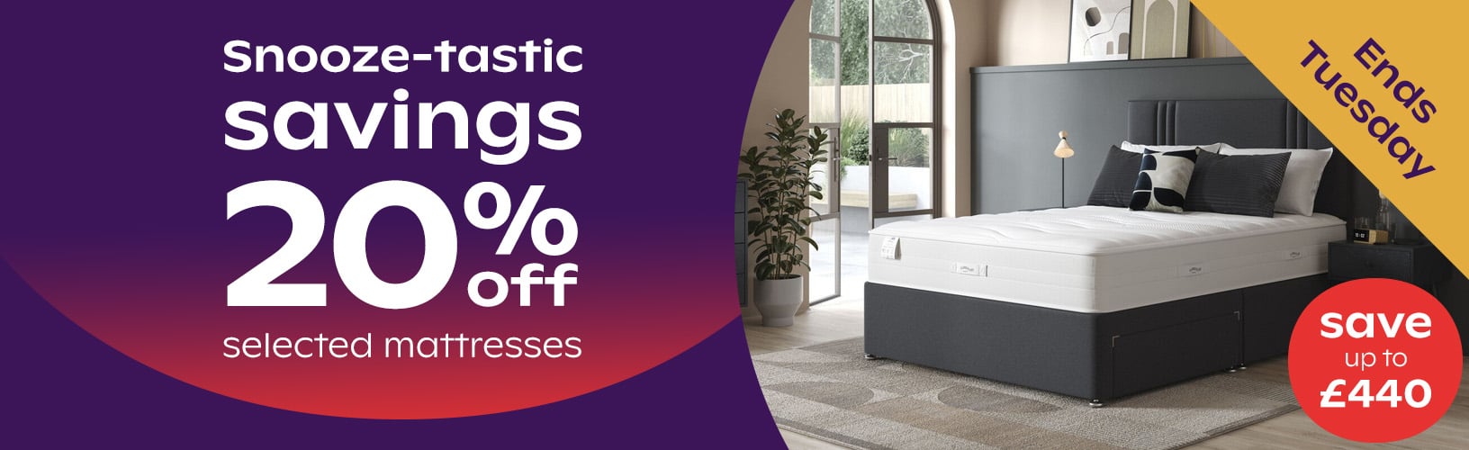 20% Off Snoozetastic Savings - Ends Tuesday