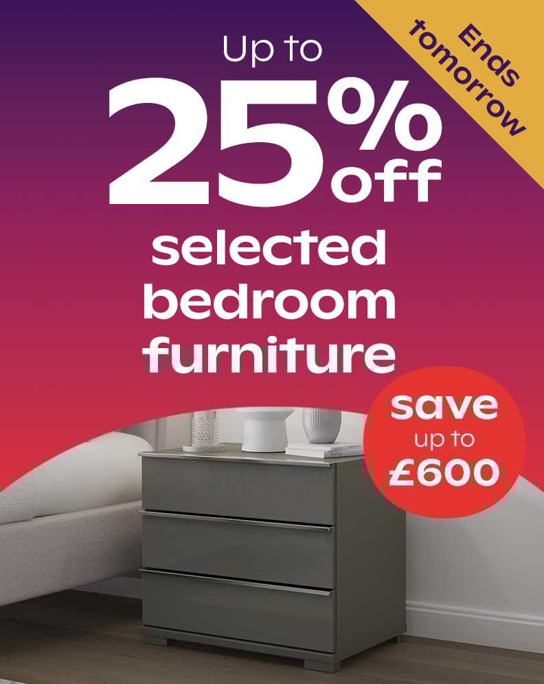 Up To 25% Off Selected Furniture - Save Up To £600 - Ends Tuesday