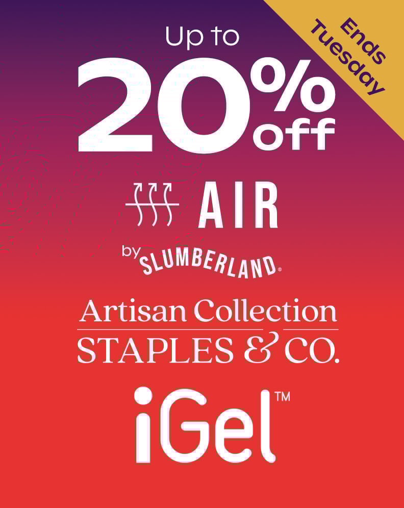 Mattresses Under £500 - Slumberland Air, iGel and Staples & Co Artisan