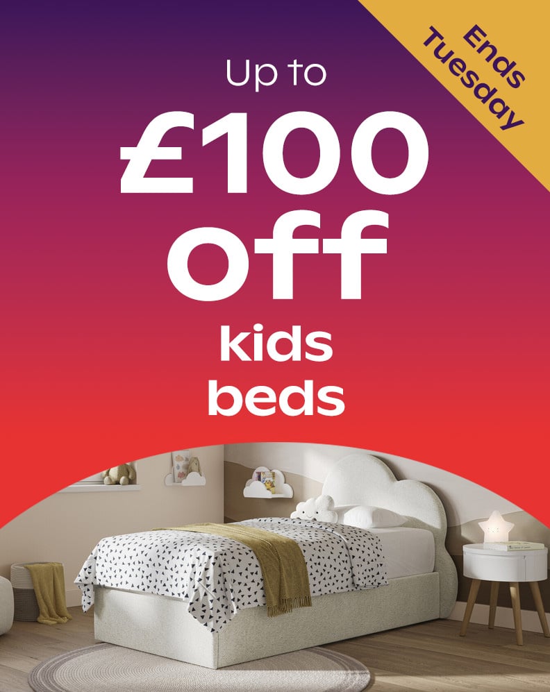 Up To £100 Off Kids Beds