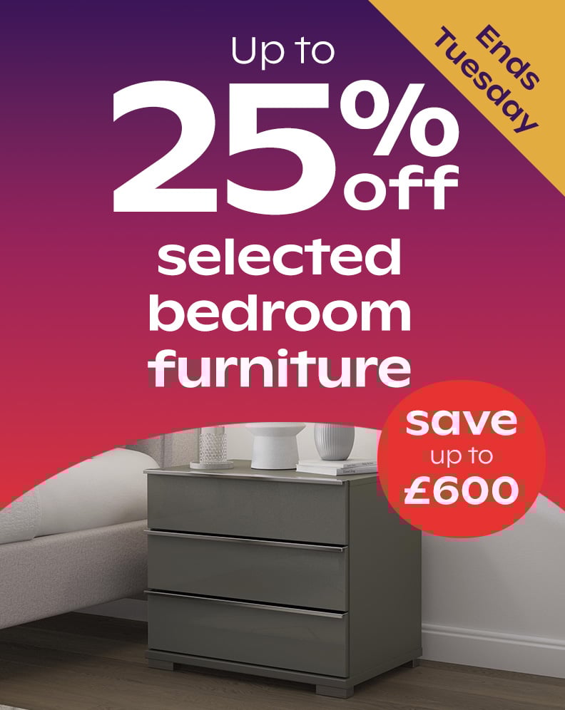 Up To 25% Off Selected Furniture - Save Up To £600 - Ends Tuesday