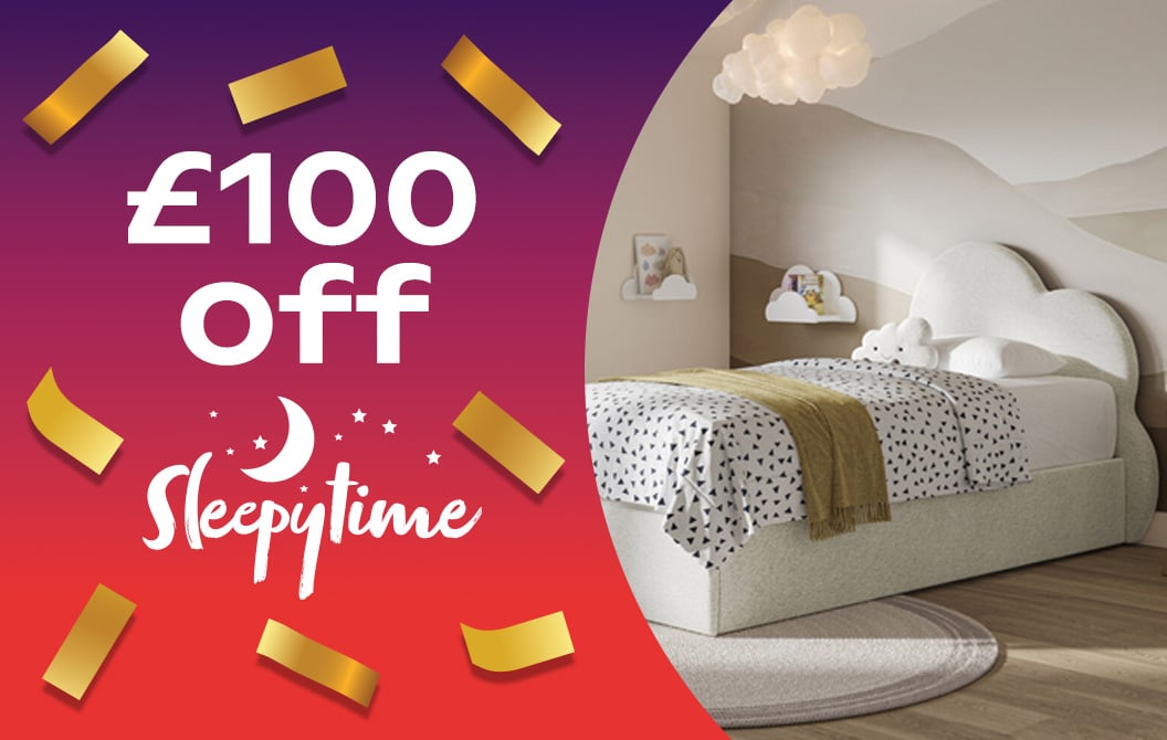 £100 Off SleepyTime Coral Low Bed Frame