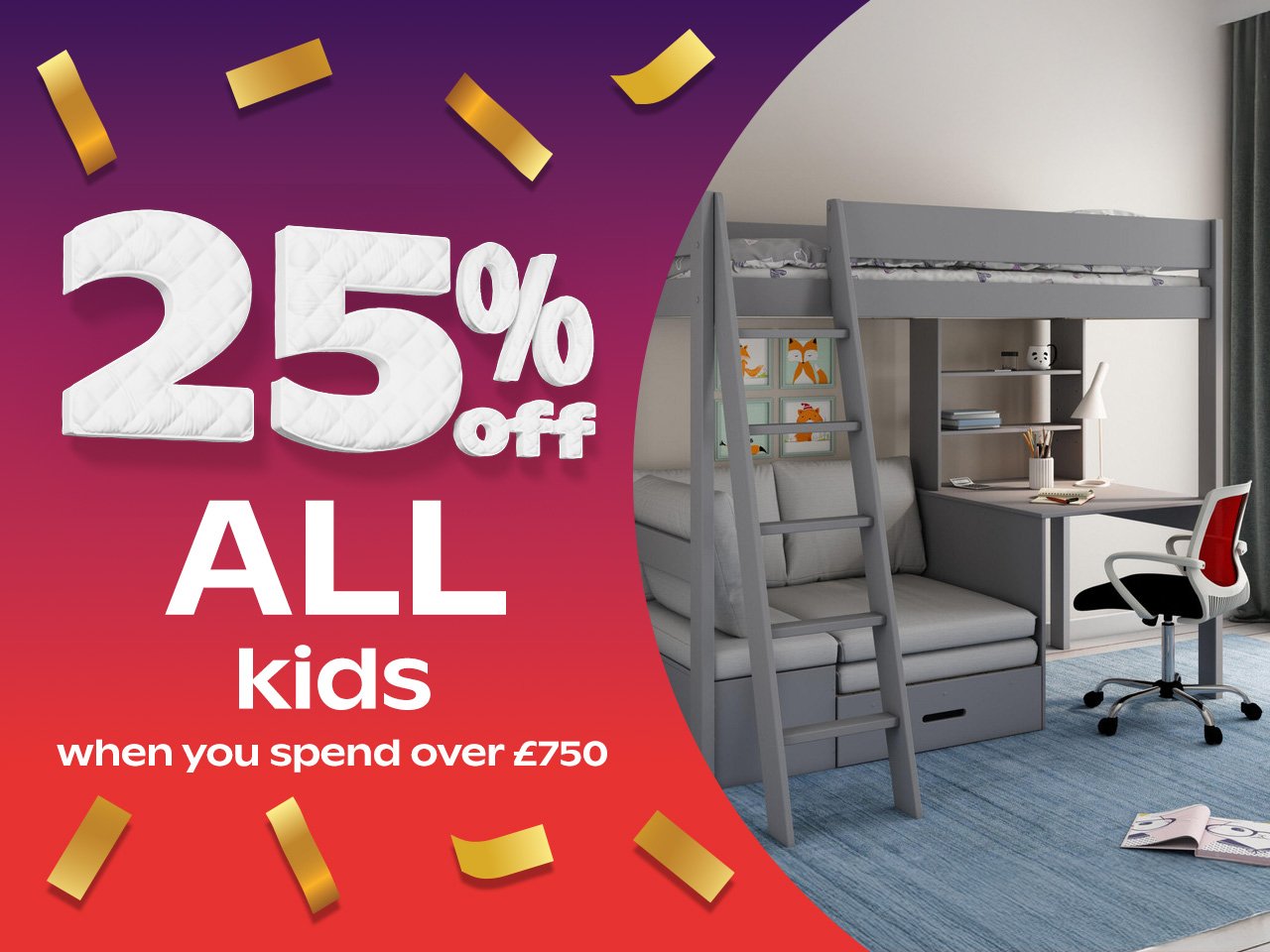 £100 off kids