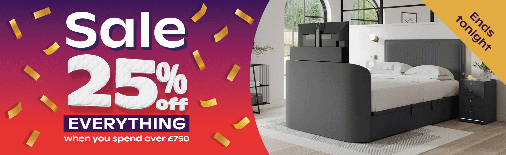 25% Off Everything When You Spend Over £750+