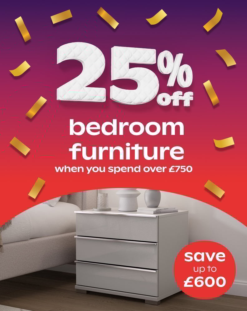 Up To 25% Off Selected Furniture - Save Up To £600 - Ends Tuesday