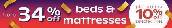 up to 34% off beds