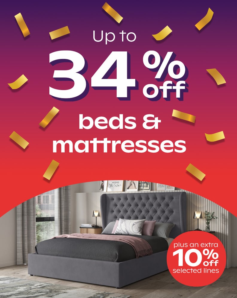 20% Off Mattresses When you Spend Over £750+