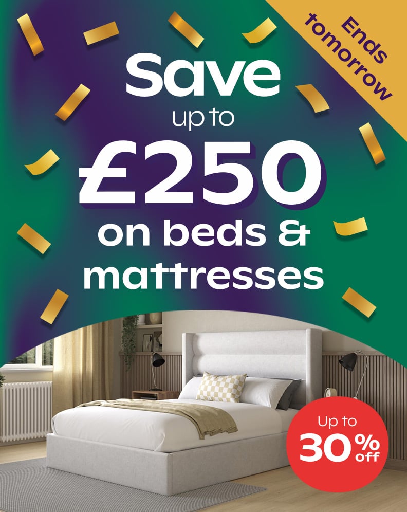 20% Off Mattresses When you Spend Over £750+