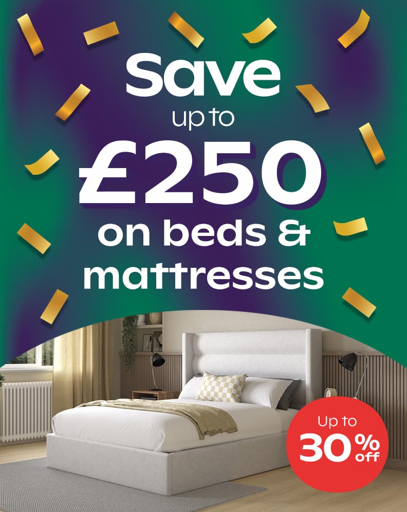 20% Off Mattresses When you Spend Over £750+
