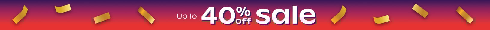 Up To 40% Off Sale