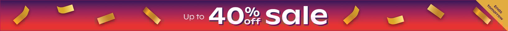 Up To 40% Off Sale
