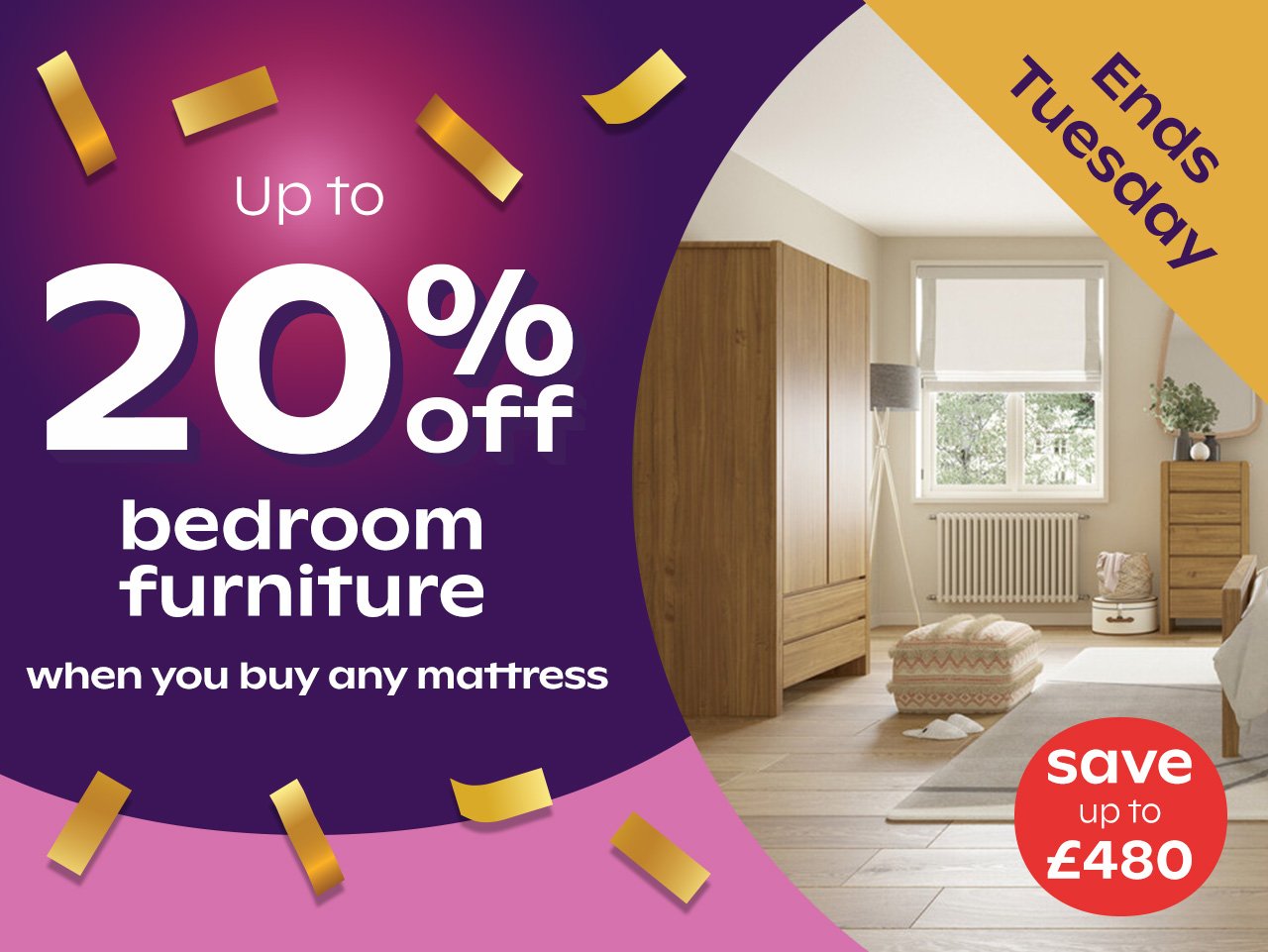 Up To 20% Off Furniture