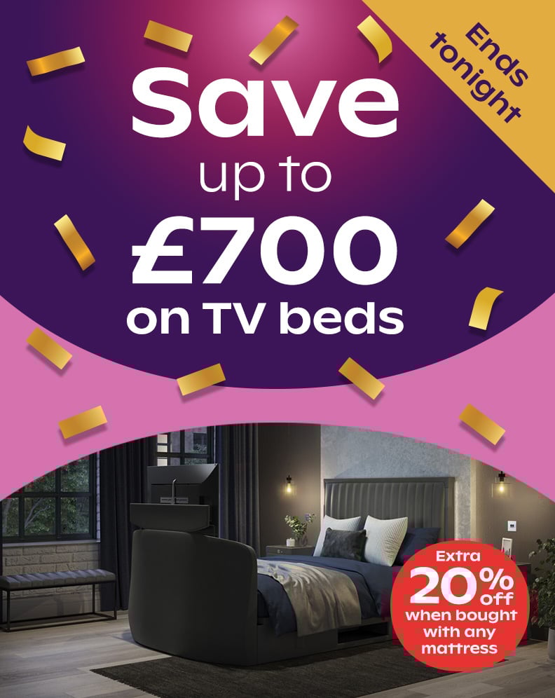 10% Off ALL TV Beds - Save Up To £895