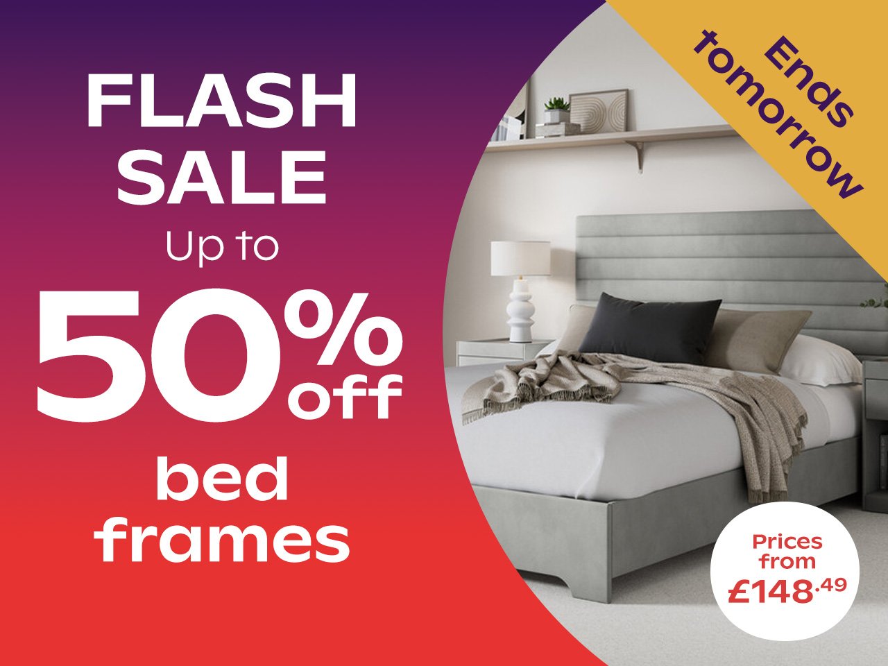 Up To 30% Off Bed Frames