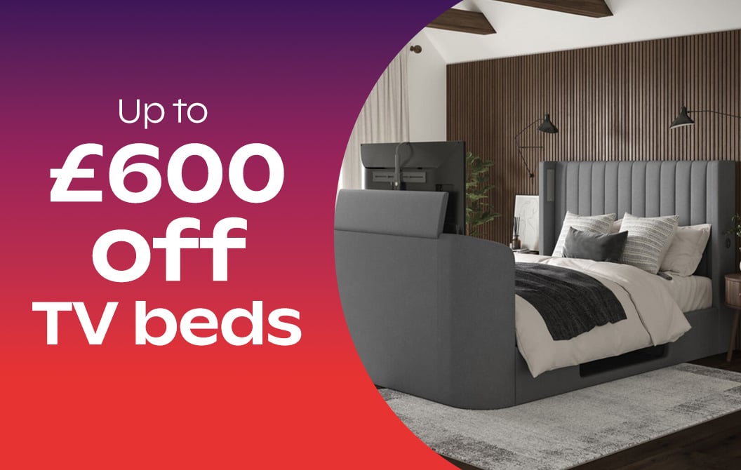 Up To £600 Off TV Beds
