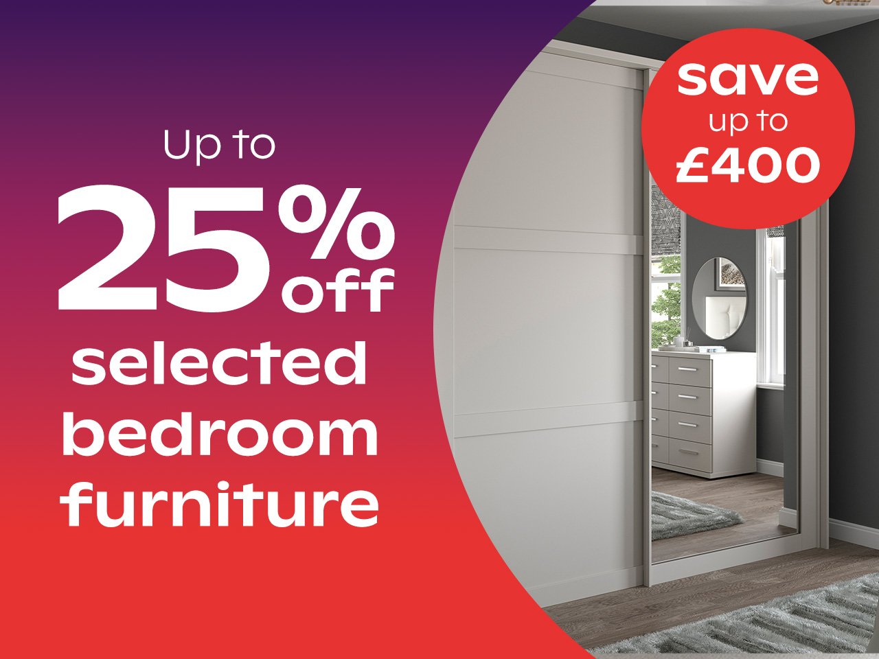Up To 25% Off Selected Furniture - Up To £400 Off
