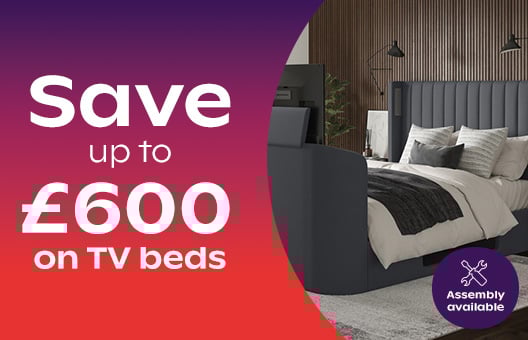 Up To £600 Off TV Beds