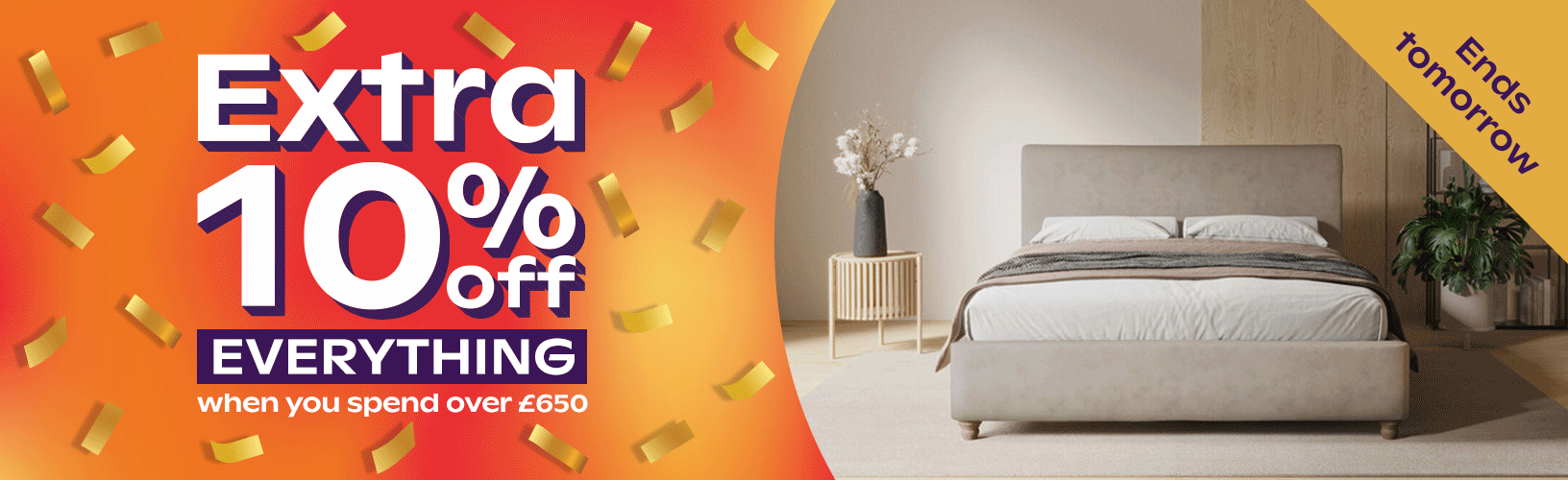 10% Off Everything When You Spend Over £650