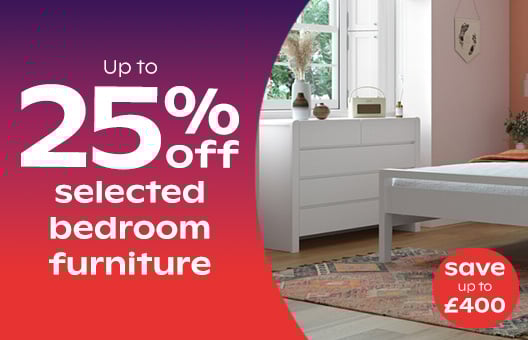 Up To 25% Off Selected Furniture - Save Up To £400