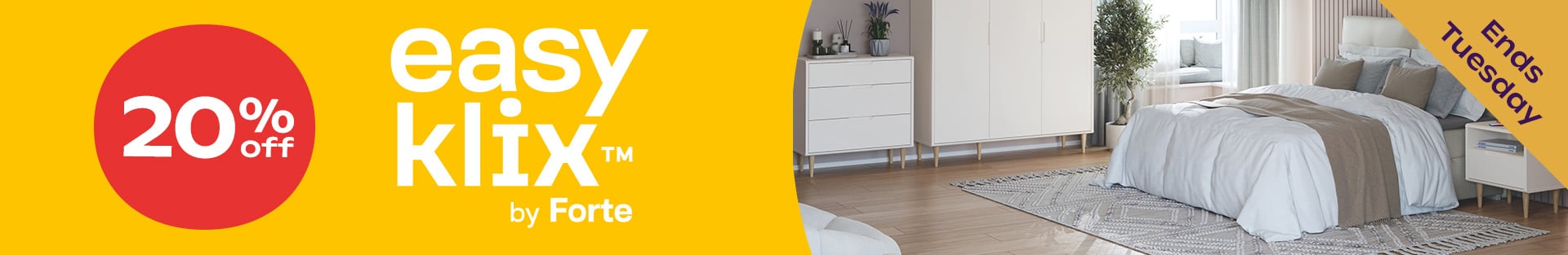 20% Off EasyKlix Sherbrooke & Harllson Furniture