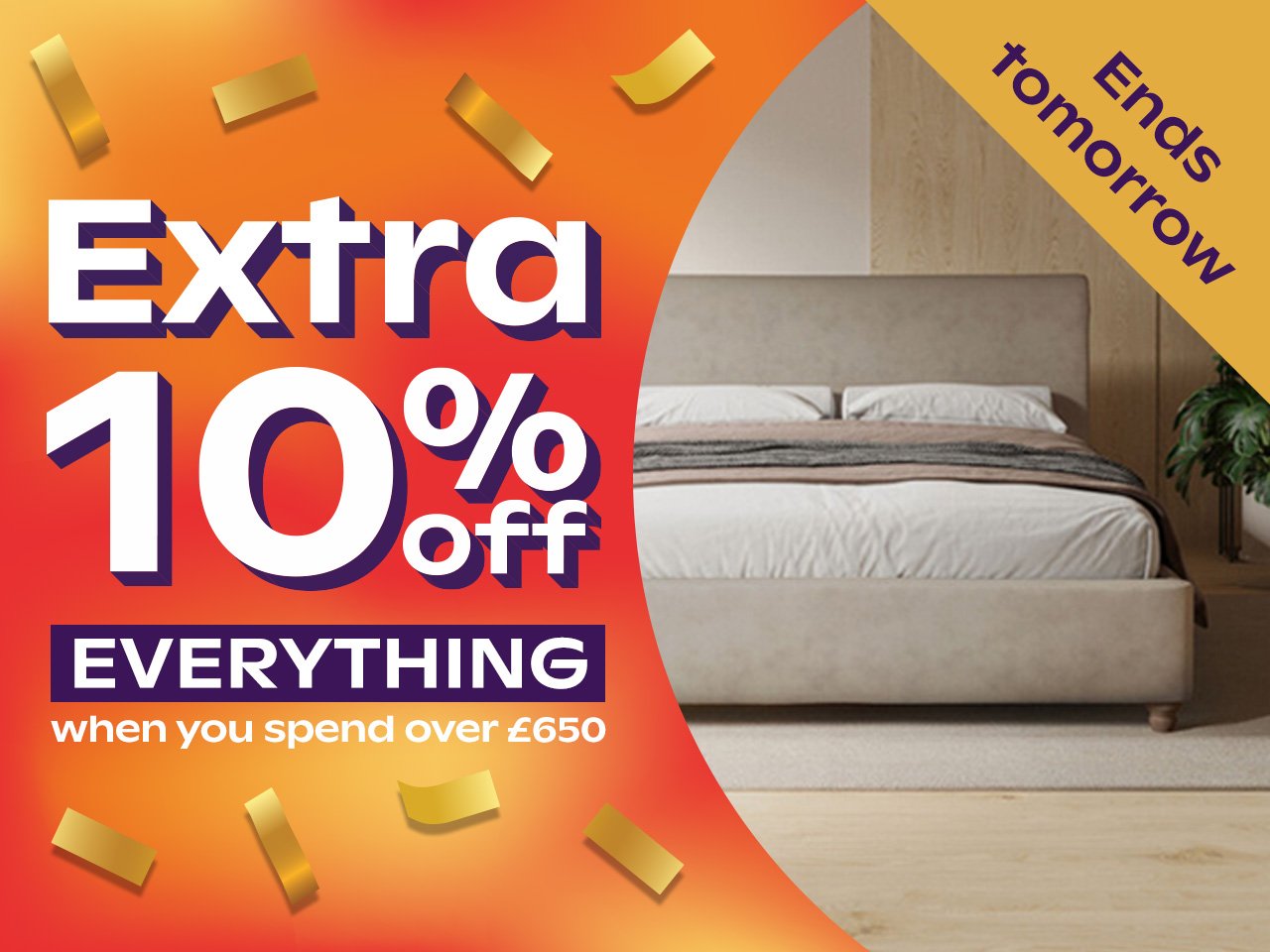 10% Off Everything When You Spend Over £650