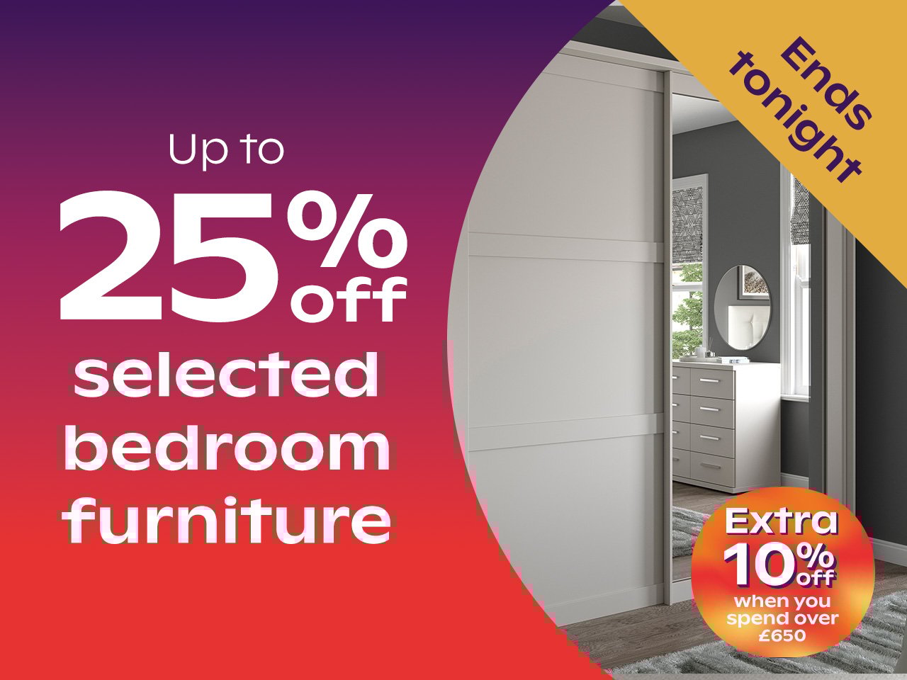 Up To 25% Off Selected Furniture - Up To £400 Off