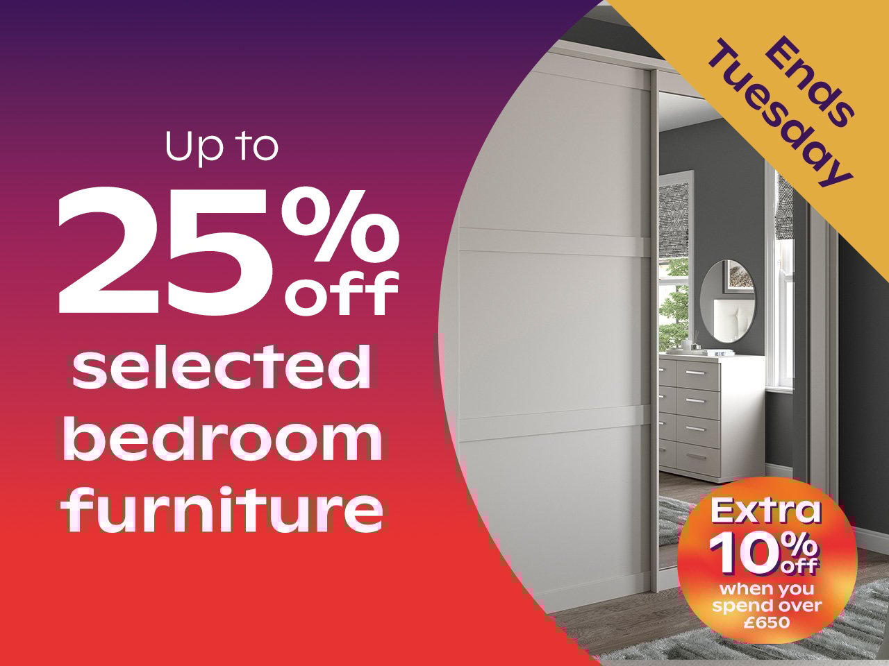 Up To 25% Off Selected Furniture - Up To £400 Off