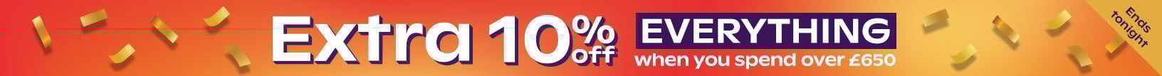 10% Off Everything When You Spend Over £650