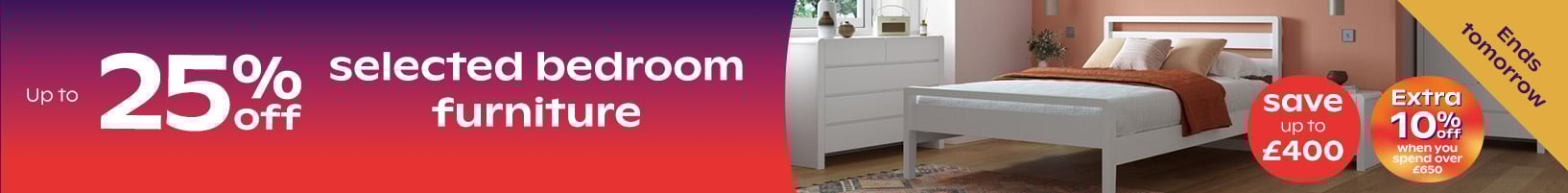 Up To 25% Off Selected Furniture - Save Up To £400