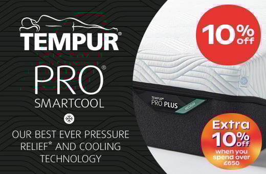 10% Off Tempur - Extra 10% off when you spend over £650